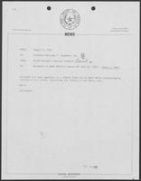 Memo from David Herndon to William P. Clements regarding Response to Mark White's Letter on July 21, 1982, Texas v. Watt, 6 August 1982