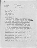Letter from attorney Donna Brorby to William LaRowe, director of Texas Center for Correctional Services, October 23, 1980