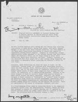Memo from David Herndon and Jarvis Miller to William P. Clements regarding Proposed Statutory Amendment to Internal Revenue Code, July 23, 1982