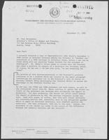 Letter from Milton L. Holloway to Paul Wrotenbery, September 17, 1980