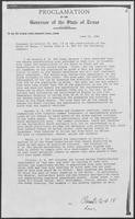 Proclamation by the Governor of the State of Texas, June 18, 1981