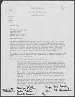 Letter from Bob Bullock to Mark White, May 28, 1981
