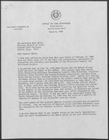 Correspondence between Mark White and William P. Clements, Jr., February - March, 1980