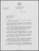 Correspondence between James Francis to Richard Shoun III, October 18-22, 1982