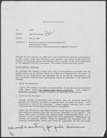 Memo from Paul Wrotenbery to William P. Clements regarding Review of General Counsel Memorandum Texas Parole System, July 8, 1980