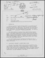 Memo from Dary Stone and Johnny McCollum to David A. Dean regarding Texas Parole System: Recommended Administrative and Legislative Reform, June 9, 1980