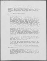 Personal Notes of Johnny R. McCollum from the September 2, 1981, meeting with Governor Clements and members of the Texas Department of Corrections