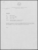 Memo from Donna Casbeer to David Herndon, regarding Executive Summary - Violent Crime and Drug Enforcement Improvement Act, July 2, 1982