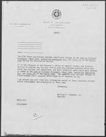 Letter from Governor William P. Clements, Jr., to judges and justices regarding changes to legal statutes, July 27, 1981