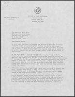 Letter from William P. Clements to Mark White regarding the Windfall Profits Tax challenge in Wyoming, October 14, 1980
