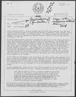Memo from Willis Whatley to David A. Dean, March 18, 1981
