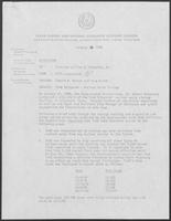 Memo from Bill Lauderback, to William P. Clements, Through: Edward O. Vetter and Doug Brown, regarding Todd Shipyards Nuclear Waste Storage, January 16, 1980