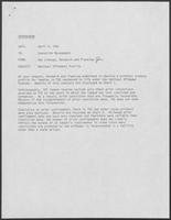 Memo from Jan Lindsey to Executive Management regarding Habitual Offenders Profile, April 9, 1981