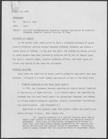 Memo from Staff to David A. Dean regarding Criminal Justice Division Staff Recommendations Regarding Proposed Legislation to Establish Statewide Juvenile Probation Services in Texas, August 26, 1980