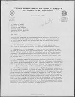 Letter from Wilson Speir to James Adams, September 21, 1979