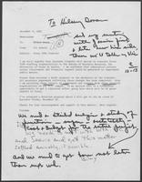 Memorandum from Victor Arnold to Hilary Doran, December 9, 1982