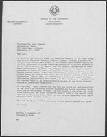 Letter from Governor William P. Clements, Jr., to James Edwards, September 21, 1981