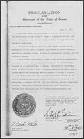 Proclamation by the Governor of the State of Texas, 41-1682, June 17, 1977.