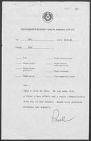 Group of documents regarding organizing the first seminar for Texas State Board Members, August 6, 1981 - September 17, 1981