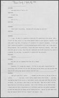 Transcript from William P. Clements' press conference held on July 30, 1981