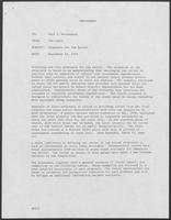 Memo from Tim Lewis to Paul T. Wrotenbery, regarding Proposals for Tax Relief, September 13, 1979