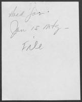 Correspondence concerning Texas Southern University, November 17, 1981 to January 5, 1982