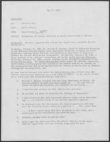 Memo from Larry Craddock to David A. Dean, Willis Whatley, regarding Allegations of Slander Contained in the Letter From William E. Hellums, May 30, 1980