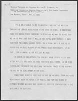 Remarks prepared for Governor William P. Clements, Jr., for American Immigration Lawyers Association's 36th Annual Conference, San Antonio, Texas, May 28, 1982