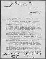 Open Letter from Tom Loeffler, September 16, 1985
