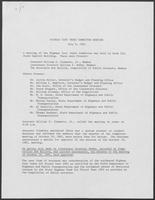 Highway Cost Index Committee Meeting, July 9, 1982