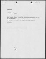 Memorandum from Karl Rove to Governor William P. Clements, Jr., June 9, 1981