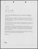 Memorandum from Karl Rove to Governor William P. Clements, Jr., July 13, 1981