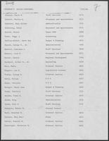 Personnel list for the Governor's Office, July 21, 1980
