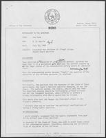Memo to William P. Clements through thru Jon Ford for G.G. Garcia regarding Education for Children of Illegal Aliens Recent Court Decision, July 23, 1980