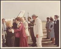 Photographs from visit to William P. Clements by Governor of Pueblo, Alfredo Toxqui Fernandez de Lara, September 12, 1980
