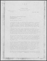 Letter from William P. Clements to Attorney General William French Smith, March 13, 1981