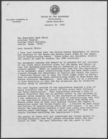 Letter from William P. Clements to Mark White, January 26, 1982