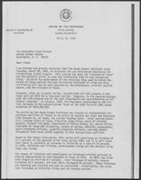 Letter from William P. Clements, Jr. to Lloyd Bentsen, March 26, 1980