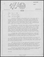 Memo from Jim Kaster to Selected Staff regarding legislation, June 3, 1980