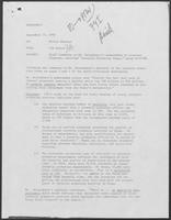 Memo from Jim Kaster to Willis Whatley regarding staff comments on Mr. Wrotenbery's memorandum to Governor Clements, September 23, 1980