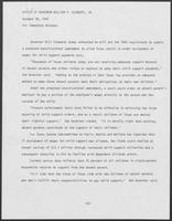 News Release from the Office of Governor William P. Clements, Jr. regarding child support payments, October 26, 1982