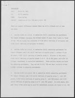 Memo from Chuck Bailey to Willis Whatley regarding Comparison of H.B. 730 and C.S.H.B. 730, March 26, 1981