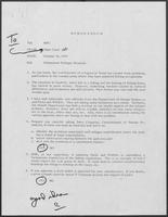 Memo from Allen Clark to William P. Clements regarding Vietnamese Refugee situation, October 24, 1979