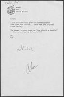 Correspondence between Allen B. Clark and Sheila Wilkes January 30- May 2, 1979