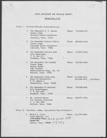 Membership List for the State Employment and Training Council, undated