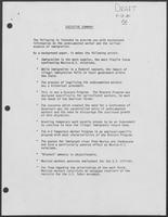 Draft of Executive Summary regarding undocumented workers and immigration, April 13, 1981