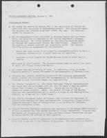 Summary of Private Governors' Meeting, October 6, 1981