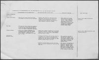 Chart titled "A Comparison of the Simpson/Mazzoli Bill, the Administration's Bill, and the NCA Policy Position," undated