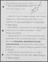 Remarks prepared for William P. Clements, Jr., September 14, 1981