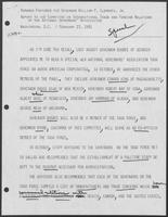 Remarks prepared for William P. Clements, February 23, 1981